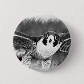 Peregrine Falcon Ronde Button 5,7 Cm (Voorkant)