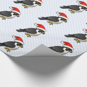 Peregrine Falcon Santa Cadeaupapier (Hoek)