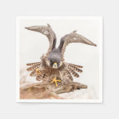 Peregrine Falcon Servetten (Voorkant)