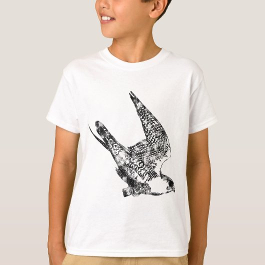Peregrine Falcon Sketch T-shirt (Voorkant)