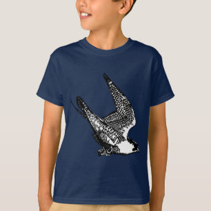 Peregrine Falcon Sketch T-shirt