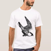 Peregrine Falcon Sketch T-shirt (Voorkant)