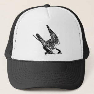 Peregrine Falcon Sketch Trucker Pet
