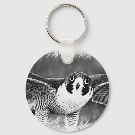 Peregrine Falcon Sleutelhanger (Voorkant)