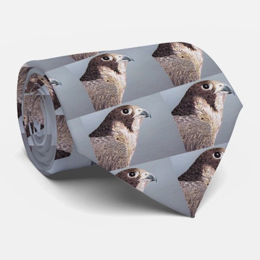 Peregrine Falcon Stropdas (Opgerold)