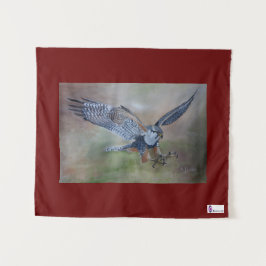 Peregrine Falcon Tapestry Wandkleed