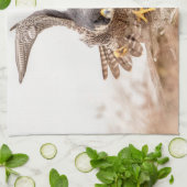 Peregrine Falcon Theedoek (Gevouwen)