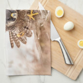 Peregrine Falcon Theedoek (Quarter Fold)