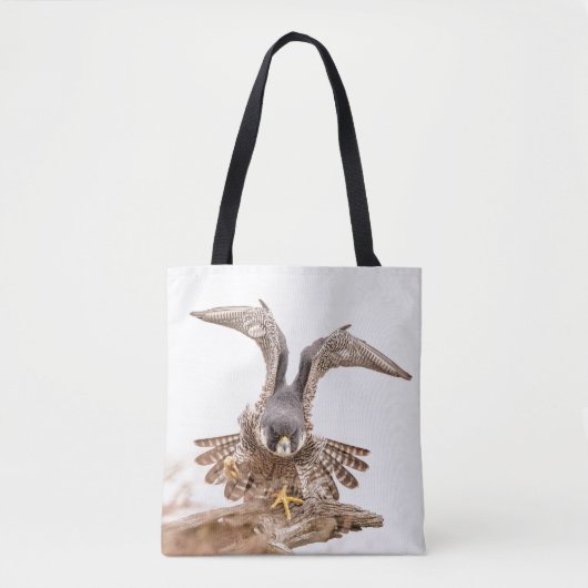 Peregrine Falcon Tote Bag (Voorkant)