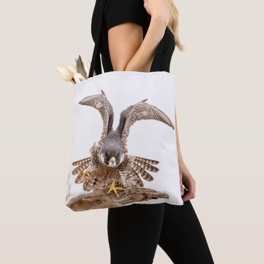 Peregrine Falcon Tote Bag (Dichtbij)