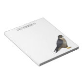 Peregrine falcon-vogelschilderij cartoon notitieblok (Schuin)