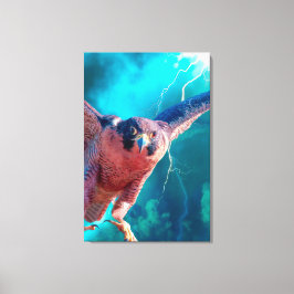 Peregrine Falcon WINGS (MERCURY) Canvas Afdruk