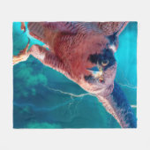 Peregrine Falcon WINGS (MERCURY) Fleece Deken (Voorkant (Horizontaal))