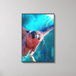 Peregrine Falcon WINGS of MERCURY Canvas Print