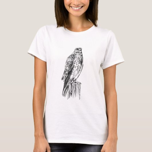 Peregrine falcon  Women's T-Shirts (Voorkant)