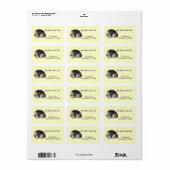 Peregrine Faux Embroidery Etiket (Full Sheet)