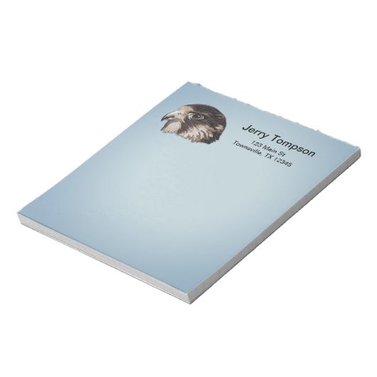 Peregrine Faux Embroidery Notitieblok (Linkerzijde)