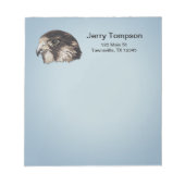 Peregrine Faux Embroidery Notitieblok (Voorkant)