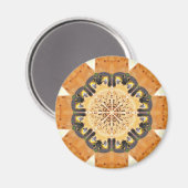 Peregrine valk caleidoscoop magneet (Voorkant / Achterkant)