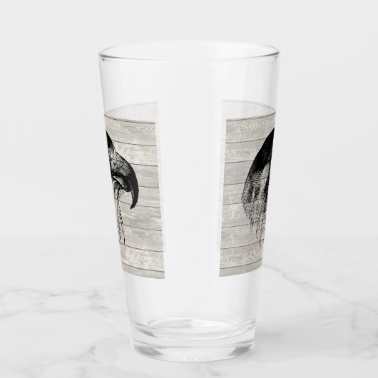  peregrine valk illustratie glas (Rechts)