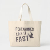 Peregrines als Fast Grote Tote Bag (Voorkant)