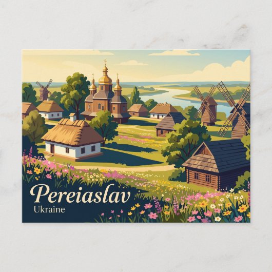 Pereiaslav Oekraïne Briefkaart (Voorkant)