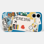 Pereira Boarding Pass Reis Hoesje (Achterkant (horizontaal))