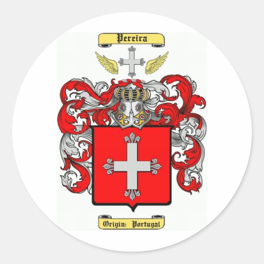 Pereira Ronde Sticker (Voorkant)