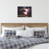 Perek Shirah - Bliksem Canvas Afdruk (Insitu (Slaapkamer))