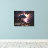 Perek Shirah - Bliksem Canvas Afdruk (Insitu (Houten vloer))