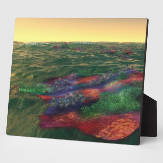 Perelandra Plaque Fotoplaat (Zijkant)