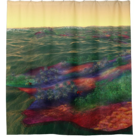 Perelandra Shower Curtain Douchegordijn (Voorkant)