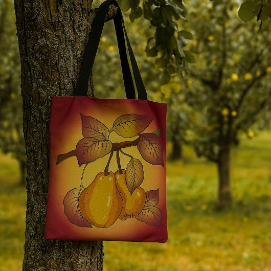 Peren Aan Een Boom Tote Bag