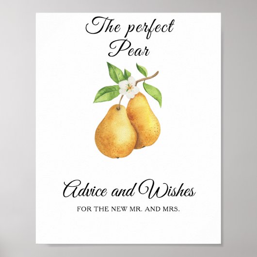Peren - advies en wensen voor Passen getrouwd Poster (Voorkant)