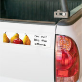 Peren, Apple Fine Art, stilstaand leven Bumpersticker (Op Truck)