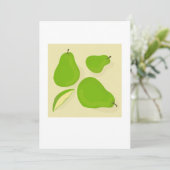 Peren-bedankkaart met envelop bedankkaart (Staand voorkant)