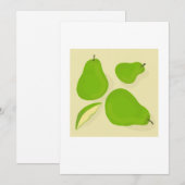 Peren-bedankkaart met envelop bedankkaart (Voorkant / Achterkant)