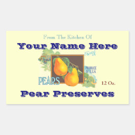 Peren Bewerkbare  Baking Sticker