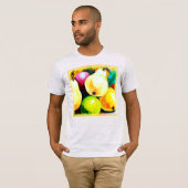 'Peren-boom': een statisch ontwerp. Bestel nu T-shirt (Voorkant volledig)