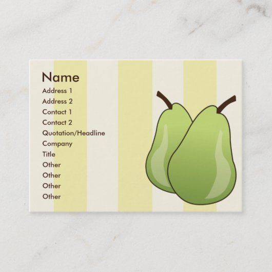 Peren - Chubby Visitekaartje (Voorkant)