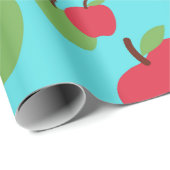 peren en appels fruit patroon cadeaupapier (Rol Hoek)
