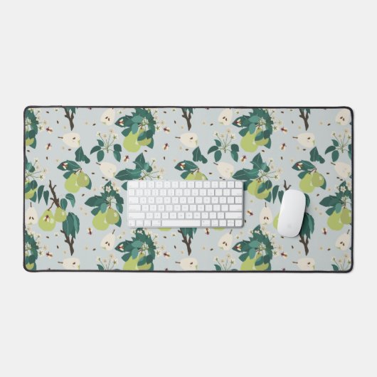 Peren en bijen in een bloementuin Keuken Bureaumat (Keyboard & Muis)