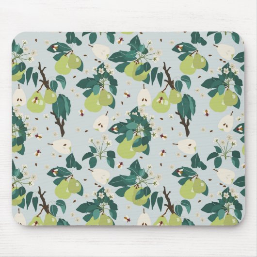 Peren en bijen in een bloementuin Keuken Muismat (Voorkant)