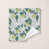 Peren en bijen in een botanische bloementuin bad handdoek (Wasdoekje)