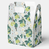 Peren en bijen in een botanische bloementuin bedankdoosjes (Geopend)