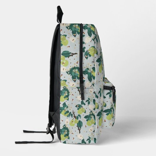 Peren en bijen in een botanische bloementuin bedrukte rugzak (Links)