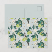 Peren en bijen in een botanische bloementuin feestdagenkaart (Voorkant / Achterkant)