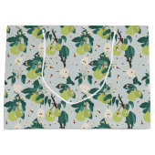 Peren en bijen in een botanische bloementuin groot cadeauzakje (Voorkant)