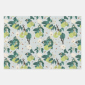 Peren en bijen in een botanische bloementuin inpakpapier vel (Voorkant 2)