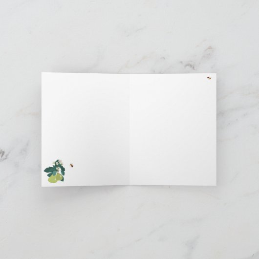 Peren en bijen in een botanische bloementuin kaart (Binnen)